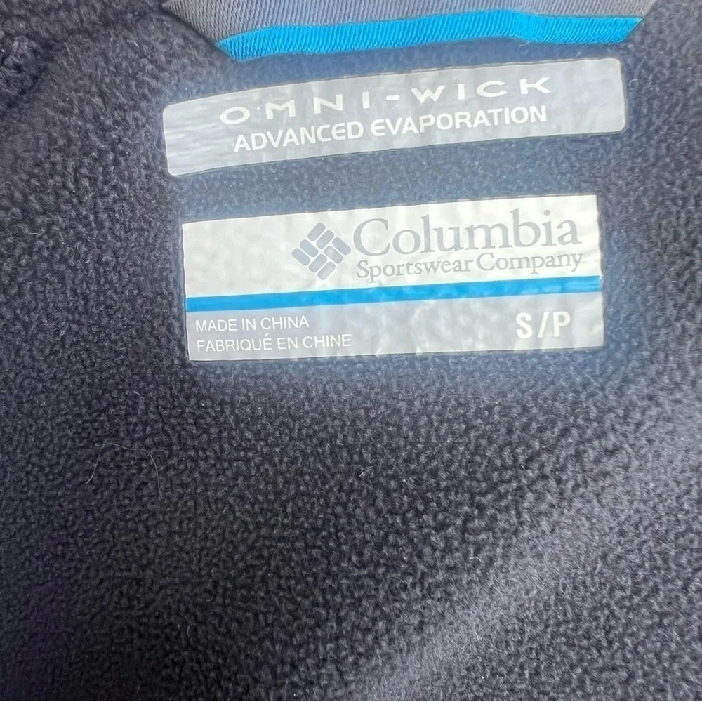 Columbia Rebel Ravine Sweater Face Fleece Omni Wick Jacket Gray Size Small Warm - Picture 9 of 13